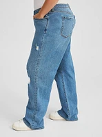 Baggy High-Rise Straight Jean