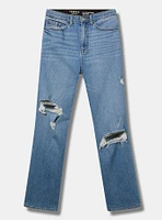 Baggy High-Rise Straight Jean