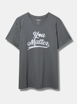 You Matter Relaxed Fit Cotton Tee