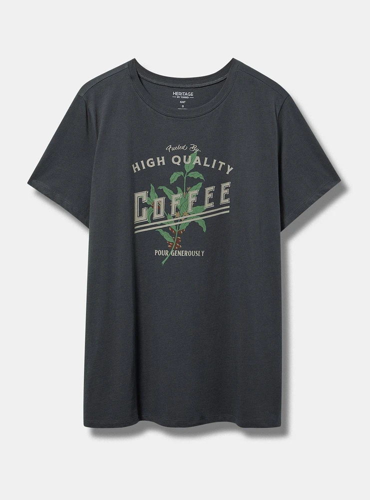 Coffee Classic Fit Heritage Jersey Tee