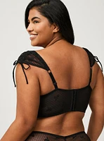 Overt Innocence Ruched Mesh Bra