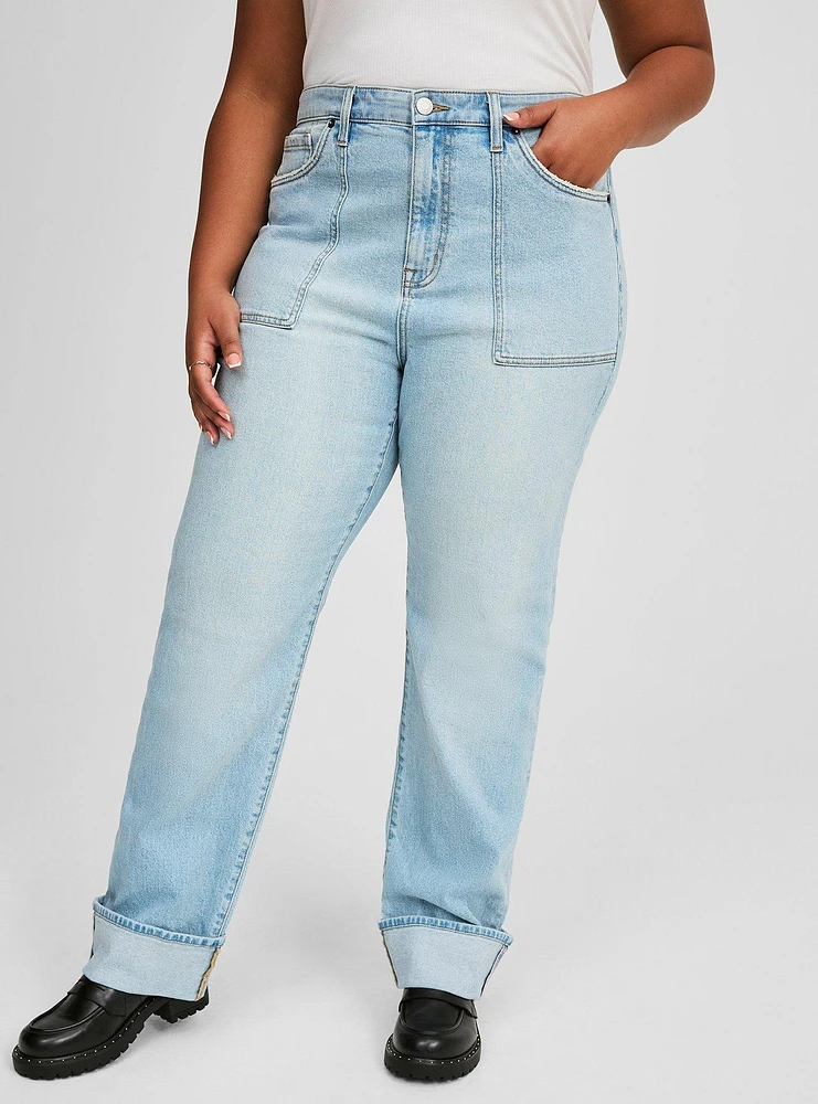 High-Rise Straight Jean