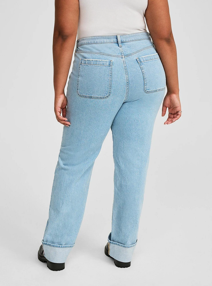 High-Rise Straight Jean