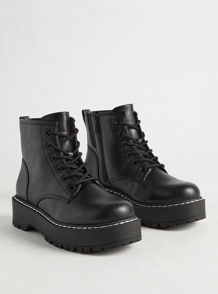 Lace-Up Combat Boot (WW