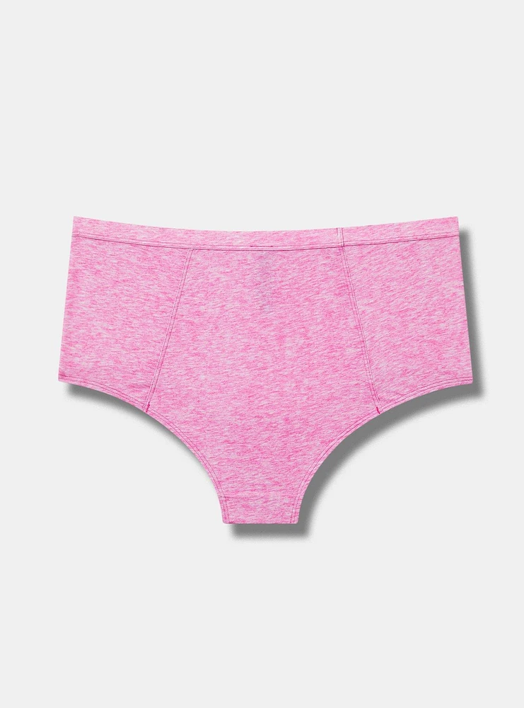 Mid-Rise Brief Panty with Placket