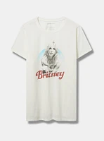 Britney Spears Classic Fit Crew Cotton Tee