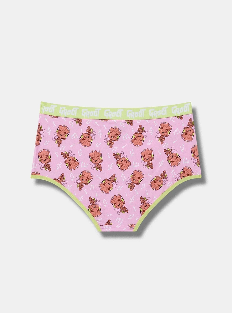 Groot Cotton Mid-Rise Cheeky Panty