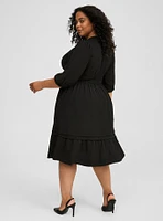 Midi Tiered Shirt Dress