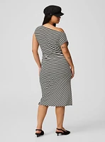 Ribbed Knit Midi Dress