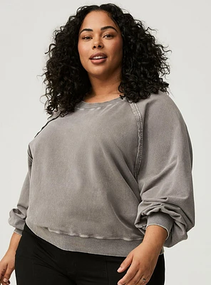 Crew Neck Relaxed Sweatshirt