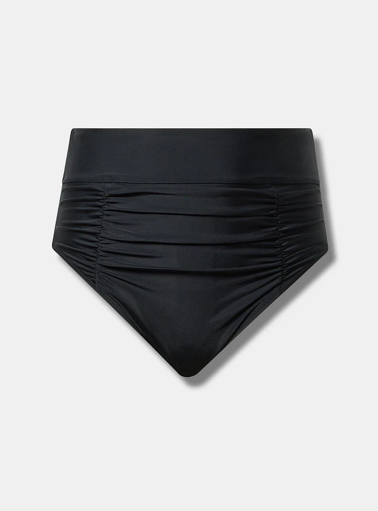 High Waist Leg Cheeky Swim Bottom