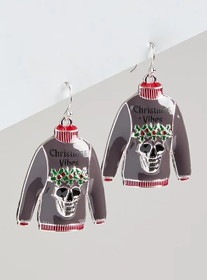 Ugly Christmas Sweater Statement Earring