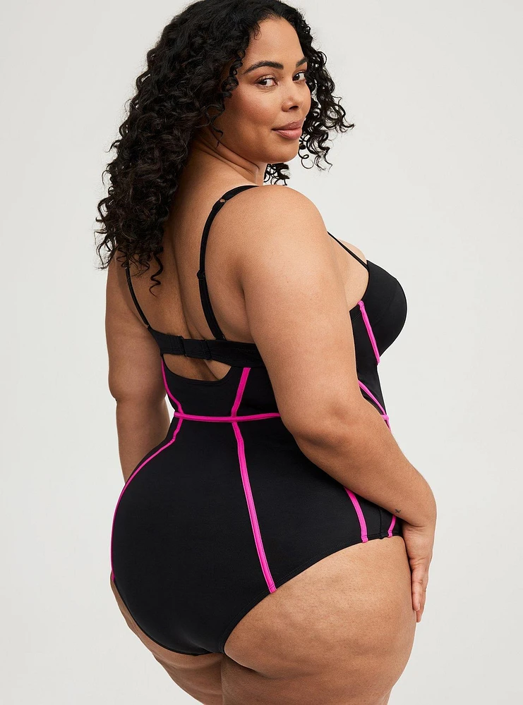 XO Slim Fix One Piece Swimsuit