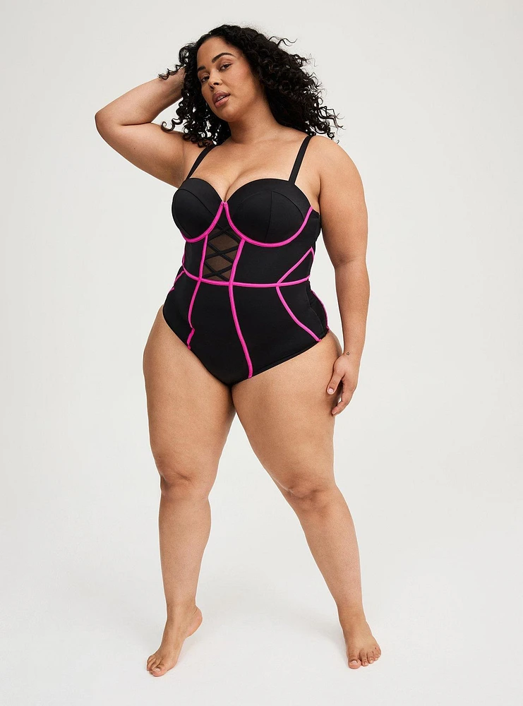 XO Slim Fix One Piece Swimsuit