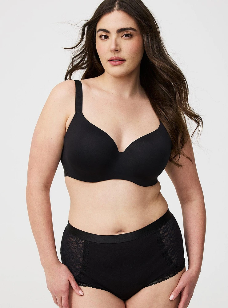 Lightly Lined Smooth Flex Balconette Bra