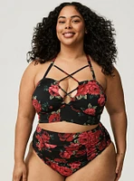 Wire-Free Cross Front Bikini Top