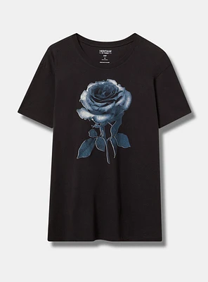 Rose Heritage Jersey Crew Tee