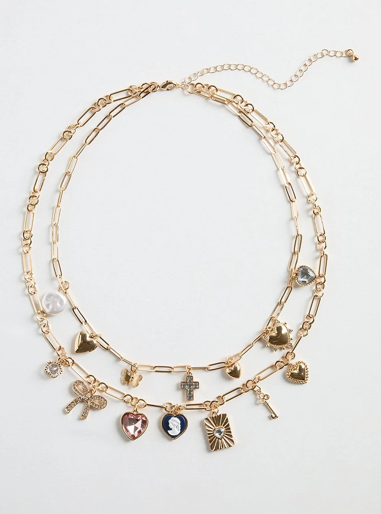 Romantic Charm Layered Necklace