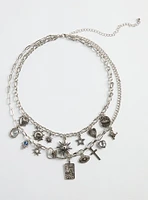 Tarot Charm Layered Necklace