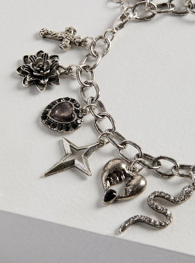 Edgy Charm Bracelet