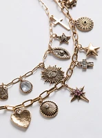 Celestial Charm Layered Necklace