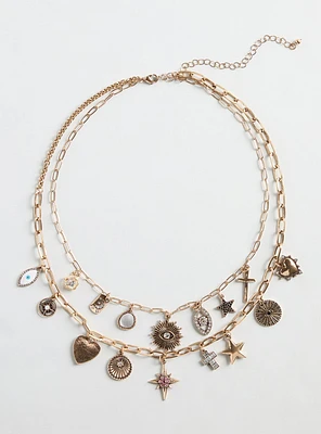 Celestial Charm Layered Necklace