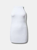 Foxy High Neck Ruched Cami