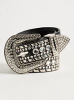 Stud & Rhinestone Western Belt