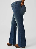 Low-Rise Flare Jean