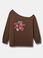 Vibrant Floral Relaxed Sweatshirt