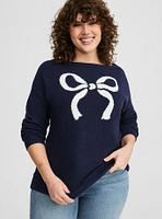 Vegan Cashmere Boat Neck Pullover