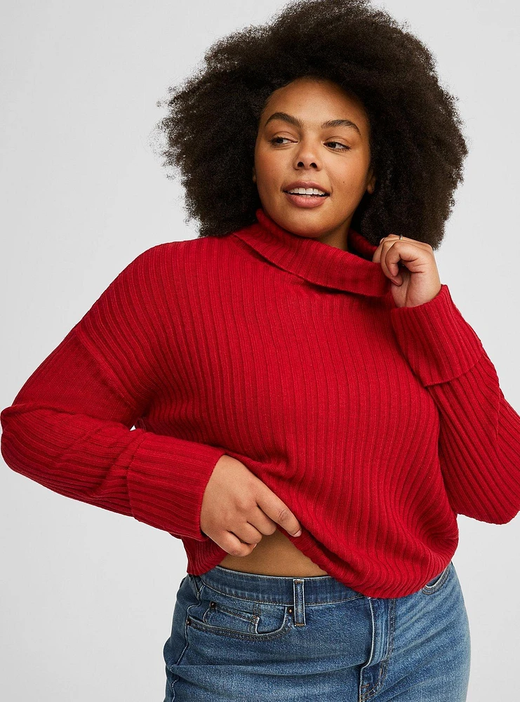 Ribbed Pullover Sweater