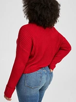 Ribbed Pullover Sweater