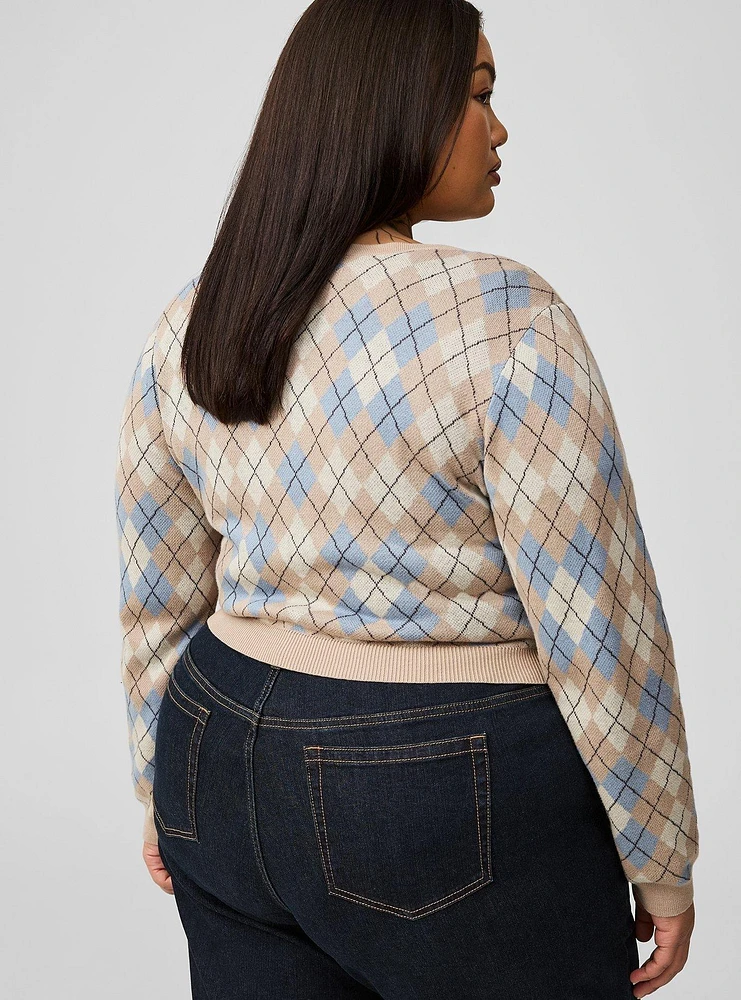 Jacquard Shrug