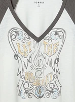 Let The Music Play Raglan Tee