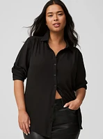 High-Low Button Up Shirt