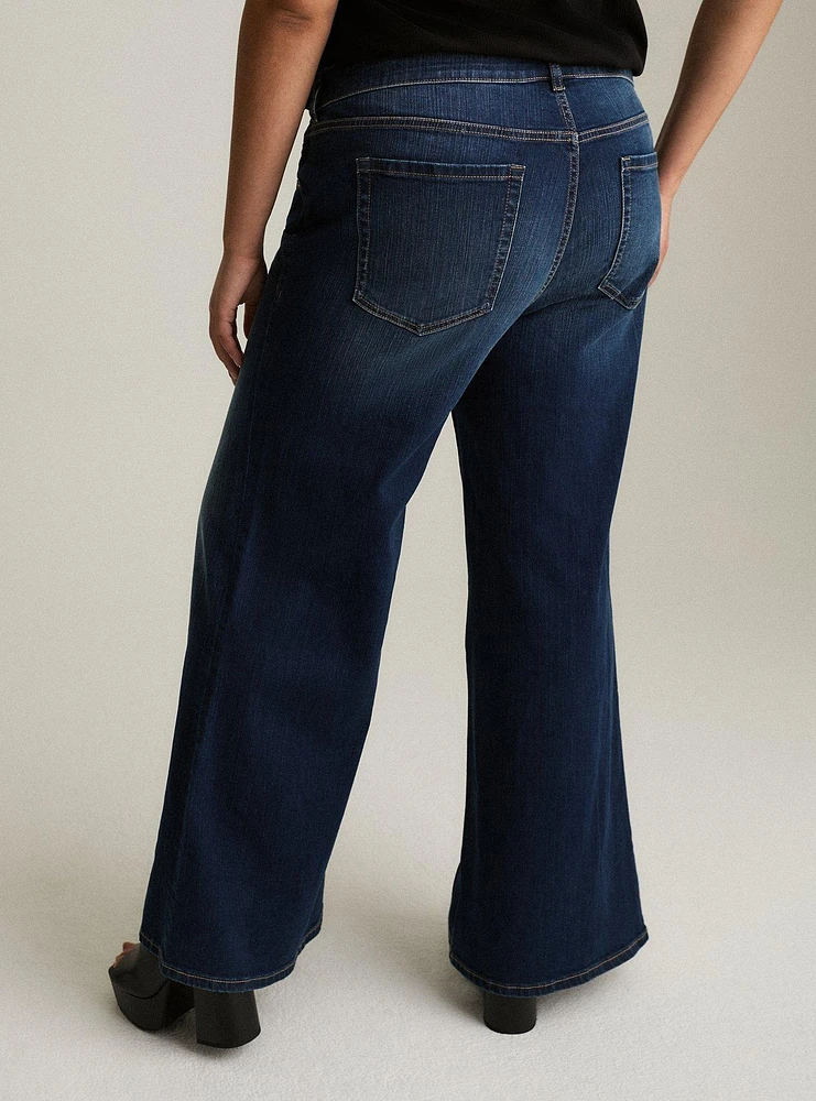 Festi Baggy Low-Rise Wide Leg Jean