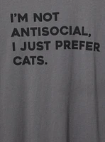 Not Antisocial Classic Crew Tee