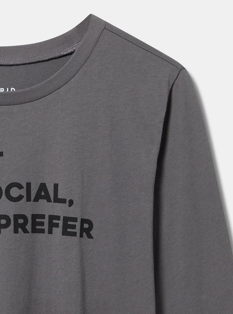 Not Antisocial Classic Crew Tee