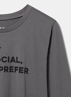 Not Antisocial Classic Crew Tee