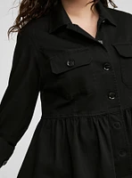 Peplum Utility Jacket