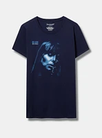 Joni Mitchell Classic Fit Crewneck Cotton Tee