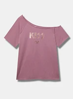 Kiss Off-Shoulder Tee