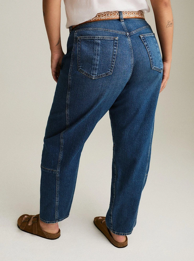 Festi High-Rise Barrel Jean