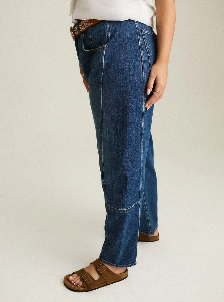 Festi High-Rise Barrel Jean