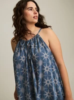 Festi Crinkle Gauze Halter Top