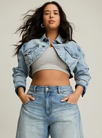 Festi Cropped Denim Jacket