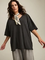 Festi Oversized V-Neck Tee