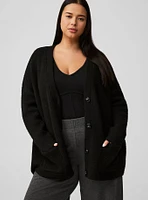 Oversized Boxy Boyfriend Cardigan