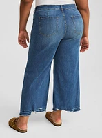 Crop High-Rise Wide Leg Jean